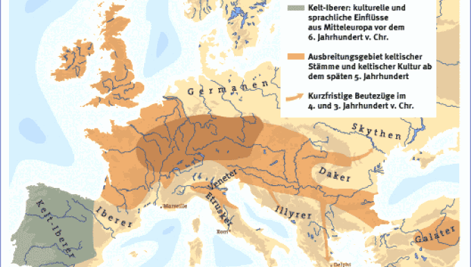 verbreitungsgebiet der kelten