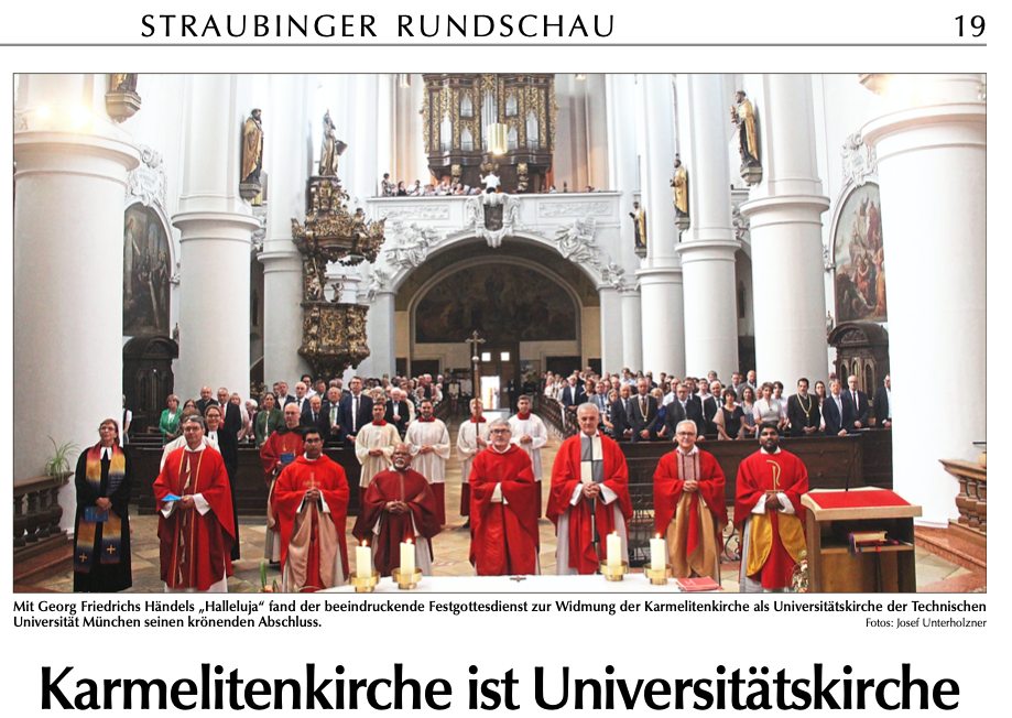 Tagblatt TUM Kirche